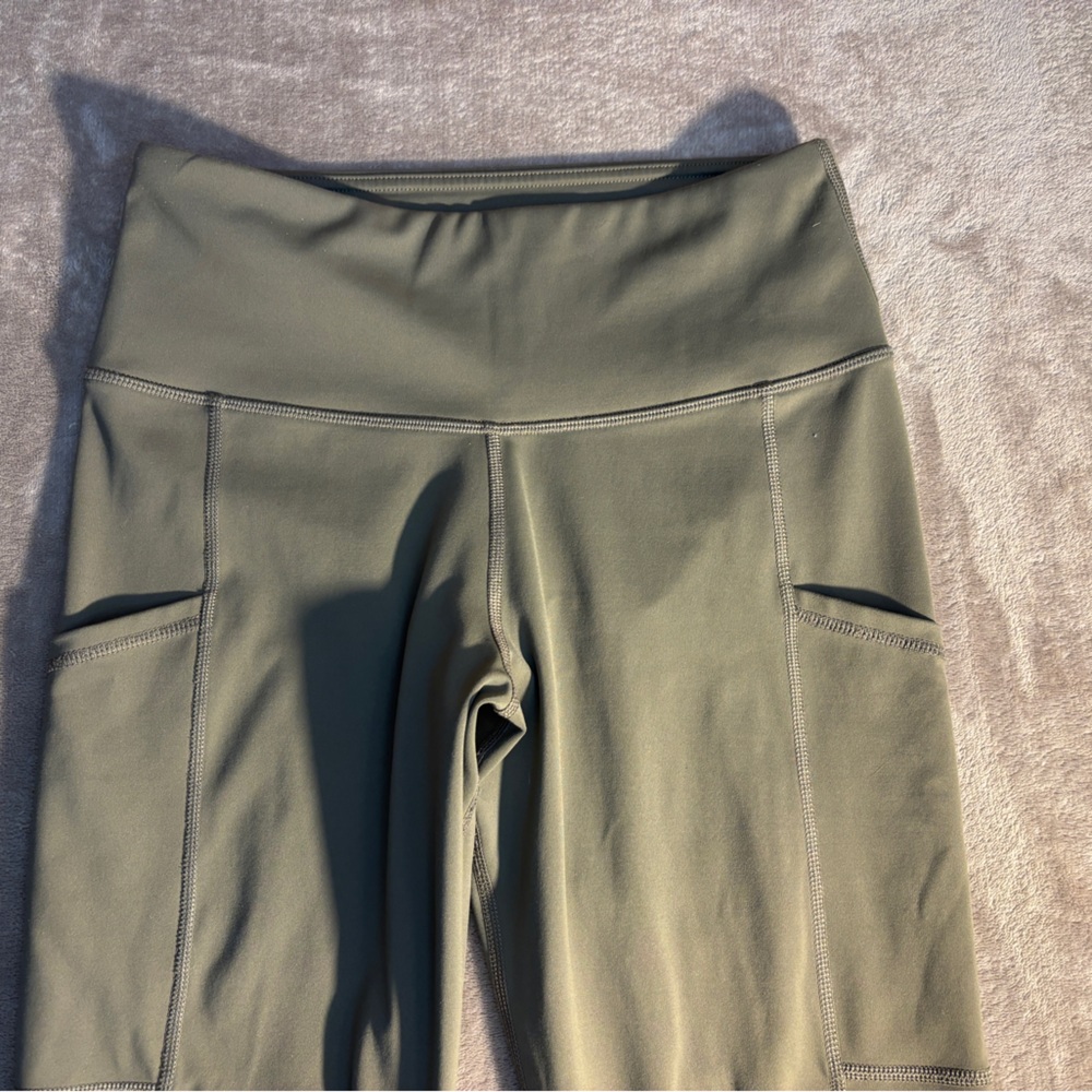 Banana Republic Olive Green High-Waist Pocket Leggings - Picture 2 of 6